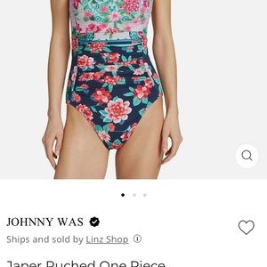 Johnny was jasper ruched one piece swimsuit